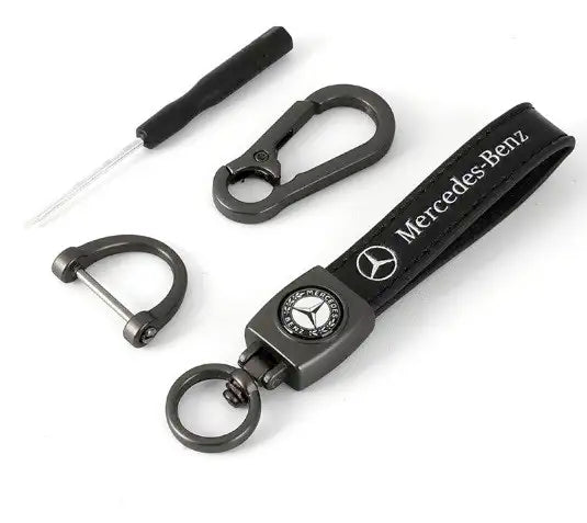 MERCEDES BENZ Leather Keychain