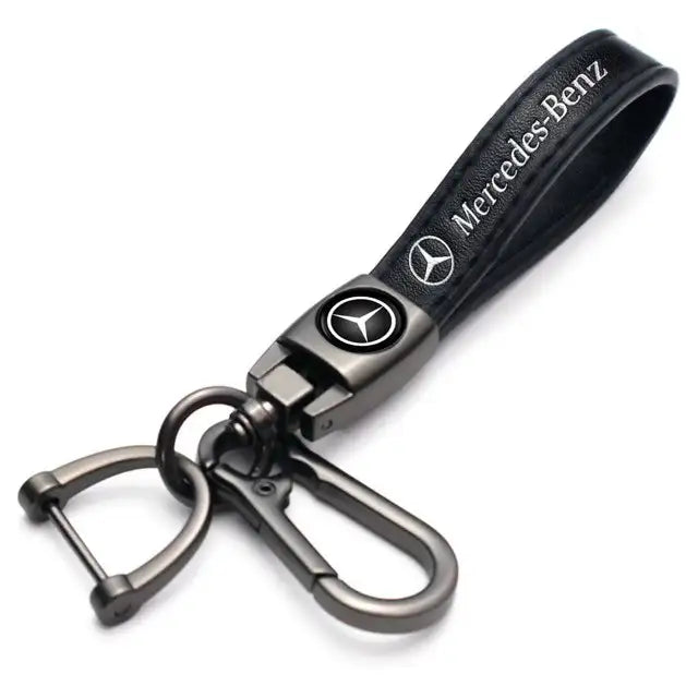 MERCEDES BENZ Leather Keychain