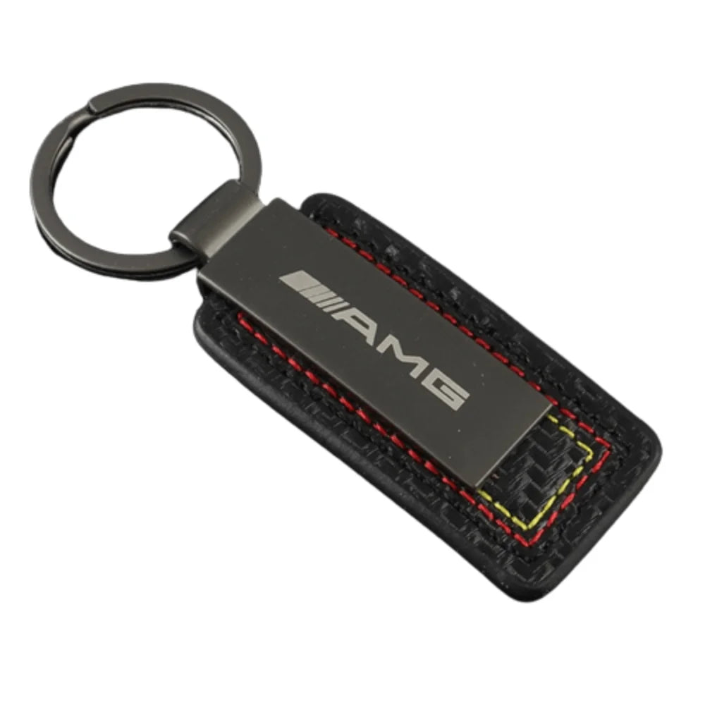 Porte-clés AMG en tissu et acier