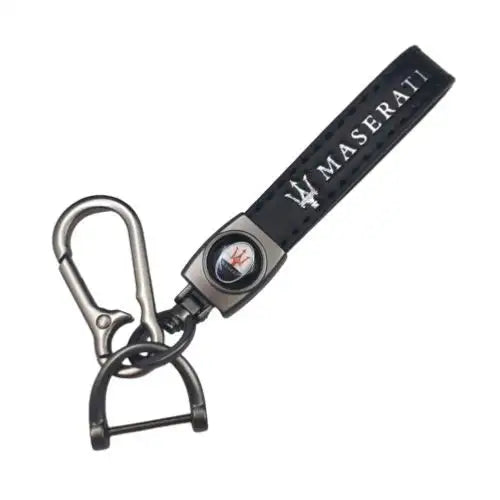 Porte-clés en cuir MASERATI