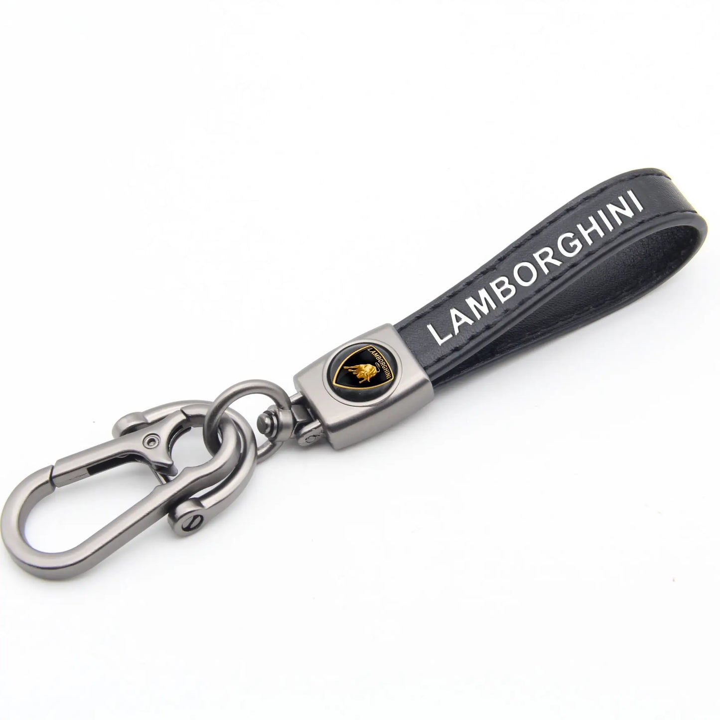 Porte-clés en cuir LAMBORGHINI