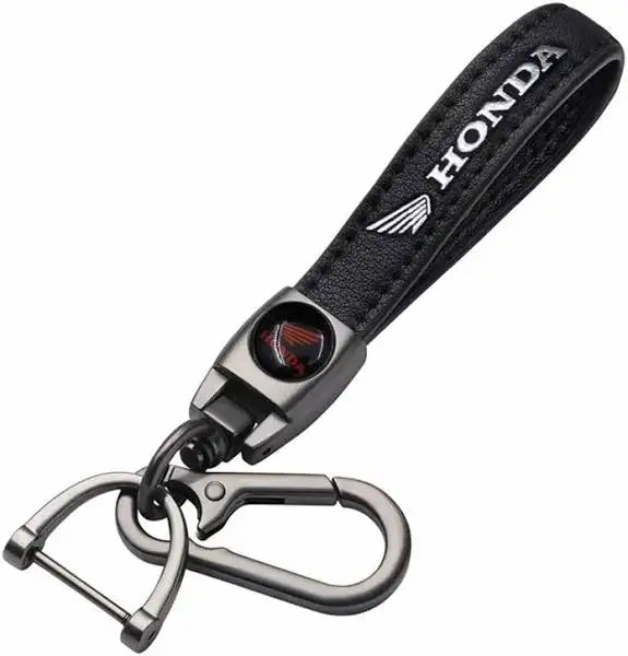 HONDA Leather Motorcycle Keychain