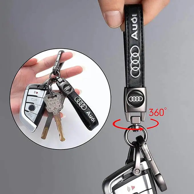 AUDI Leather Keychain