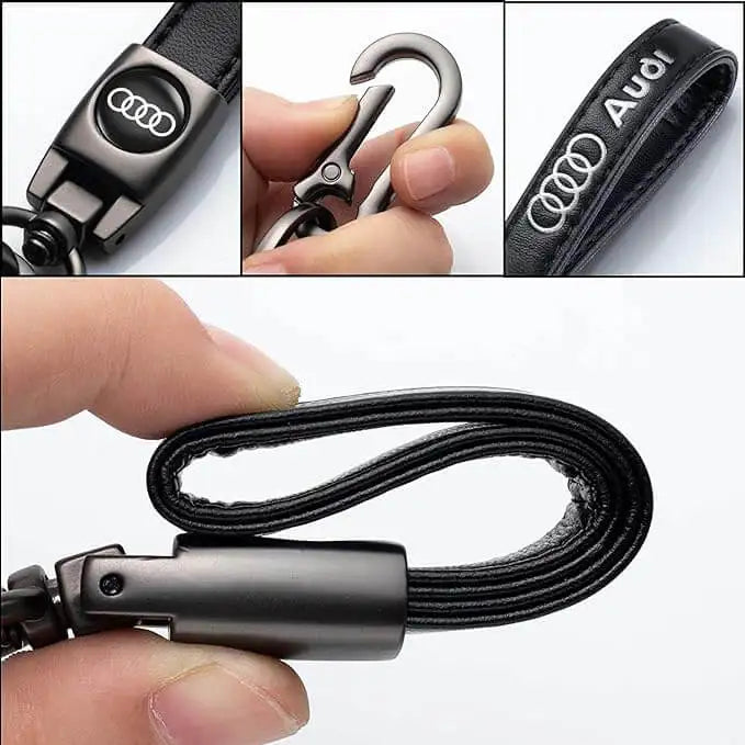 AUDI Leather Keychain