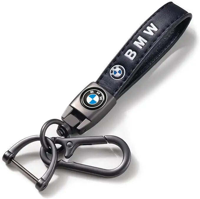 Porte-clés en cuir BMW