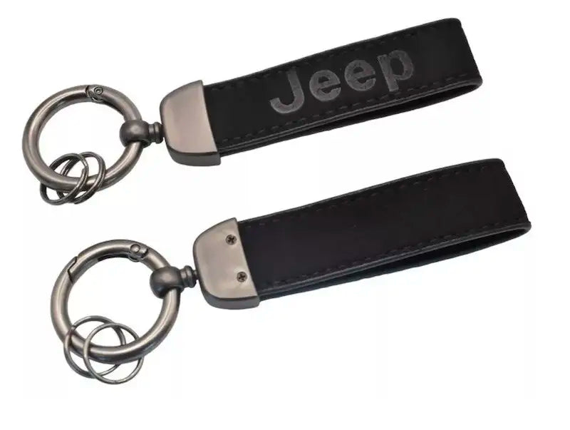 JEEP Llavero de Cuero Suave